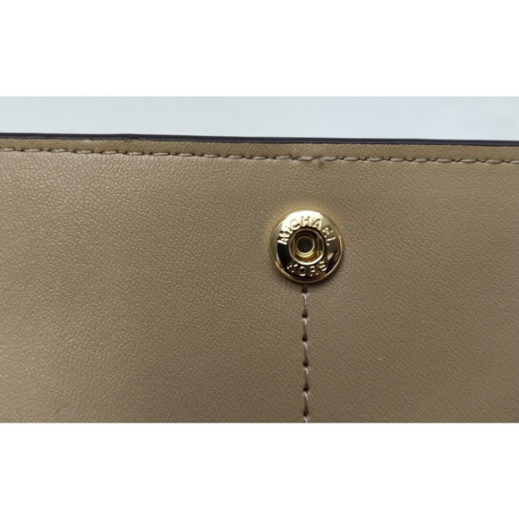 Michael Kors Reed Camel Multicolor Leather Credit Card Bifold Wallet - NWT $298 - Picture 14 of 16